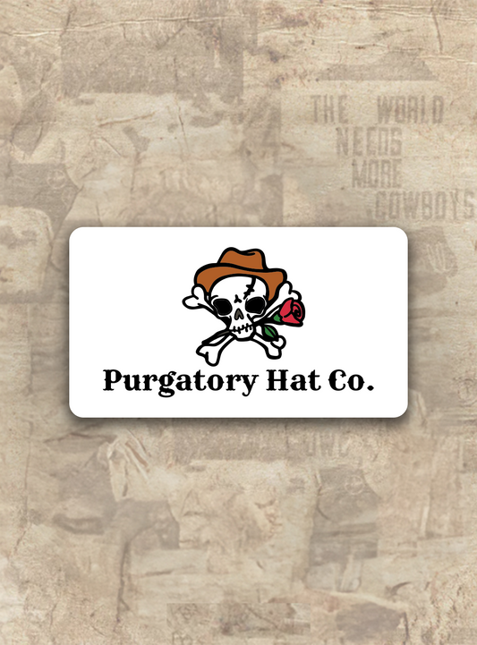 Purgatory Hat Co. Sticker